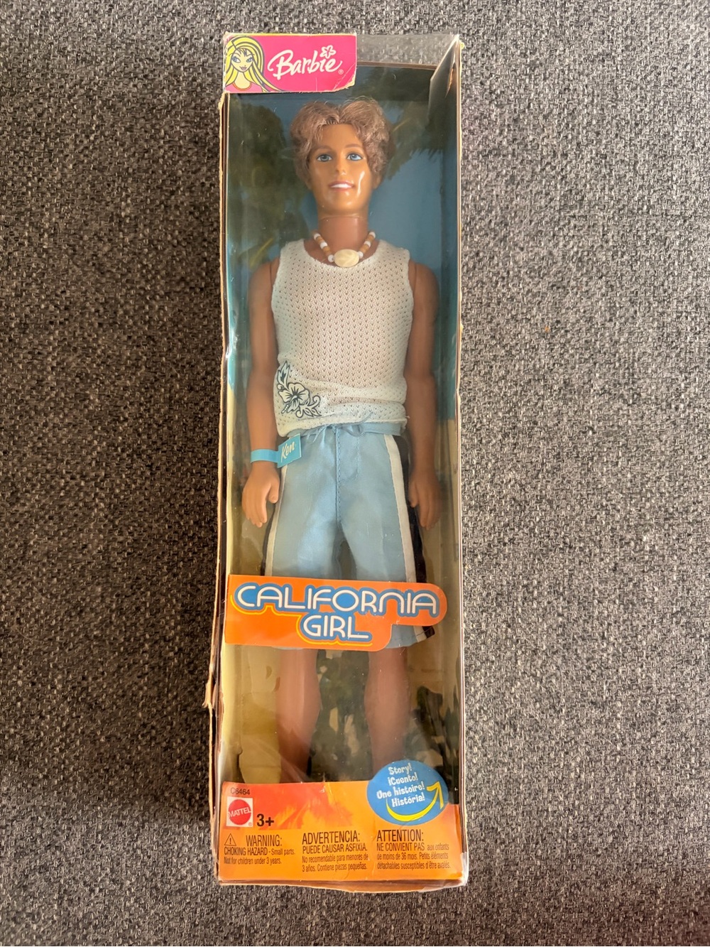 Vintage Barbie Cali Girl Ken Doll 2003 Mattel Surfer ‘Blaine’